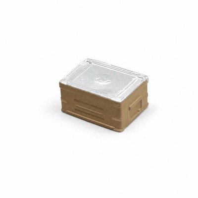 Miniaturkiste mit transparentem Deckel transparent Modellkiste durchsichtig
