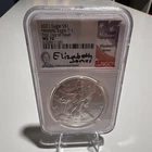 U.S. Mint American Eagle 2021 1 oz Silver MS 70 NGC First Day of Issue