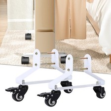 2Pcs Heater Roller Wheels, Replacement Base Stand with Brake for Oil Radiator