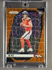 2024 Panini Prizm #309 Bo Nix Orange Lazer Rookie Card RC Denver Broncos