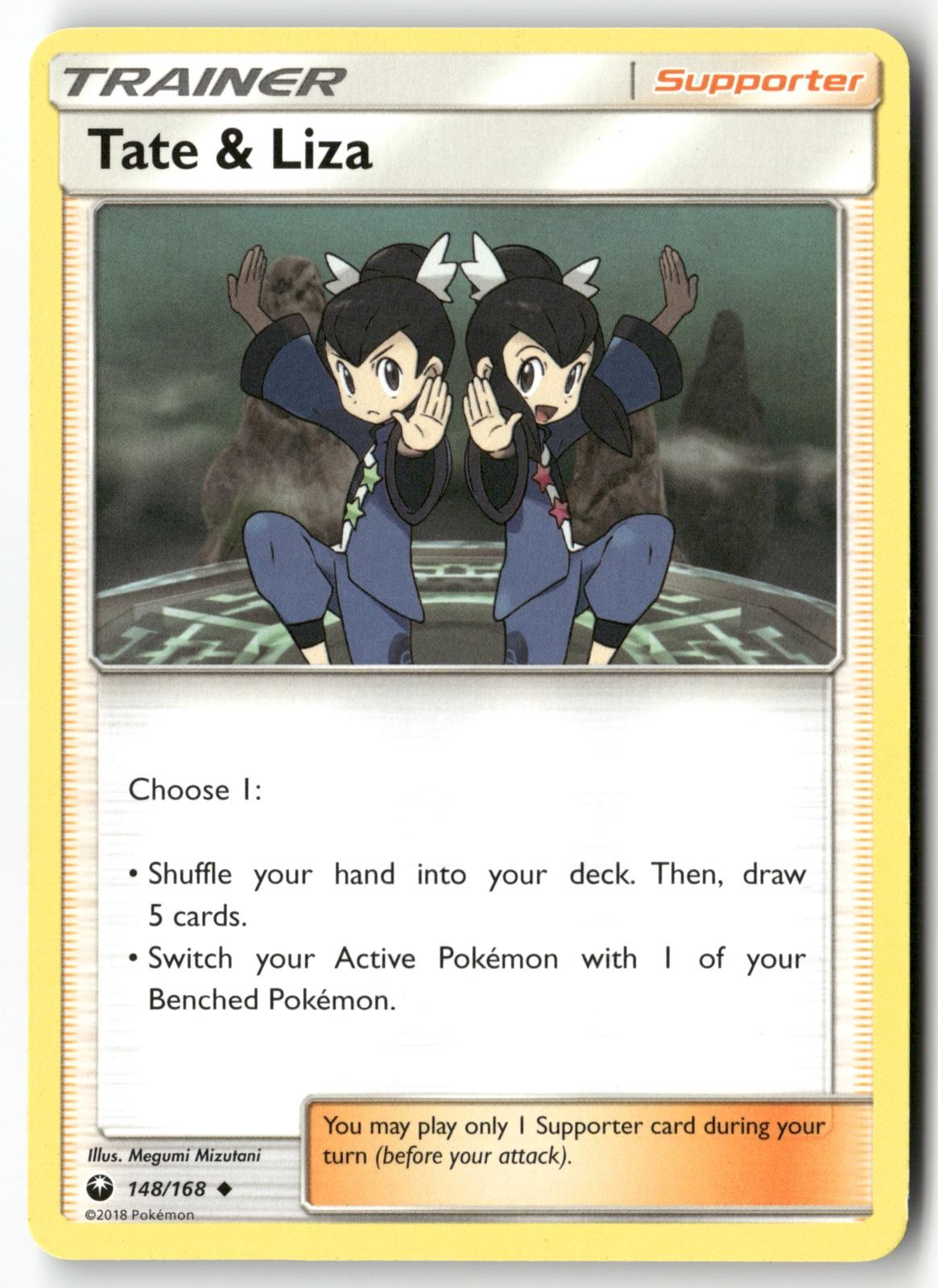 Tate & Liza 148/168 Pokemon English Celestial Storm 2018