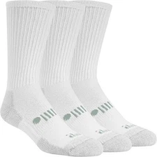 Jeep Men's Classic Cotton Socks - 3 Pair Pack - Moisture Wicking and...