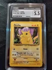 CGC 5.5 Pikachu Base Set 58/102 Non-Holo 1999 Pokemon Card Excellent+