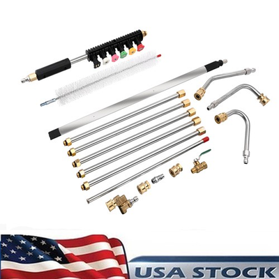 #ad Pressure Washer Extension Wand Washer LanceSpray Nozzle Tip Radiator Clean Wand $50.99