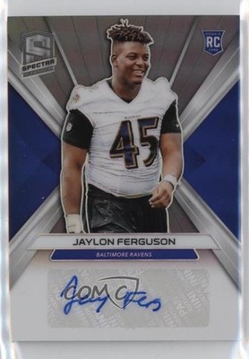 2019 Panini Spectra Rookie 135/199 Jaylon Ferguson #RA-JF Auto RC 14rb