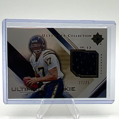 2004 Ultimate Collection Philip Rivers URJ-PR RC Jersey  17/25 “Jersey Number”