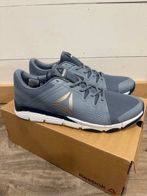 Reebok Trainflex BD5893 Mens Blue Mesh Lace Up Athletic Cross Training Shoes 13