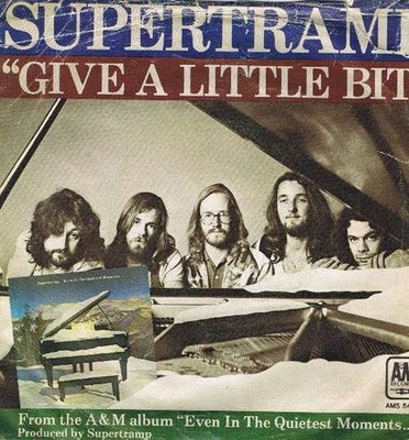 Supertramp - Give A Little Bit Rock Pop Rock,Class 7'' Single Schallplatte 66603