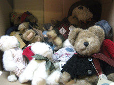 14 Boyd's Bears Plush Toys Dolls Bear Cat Brown White Vintage Mixed Lot