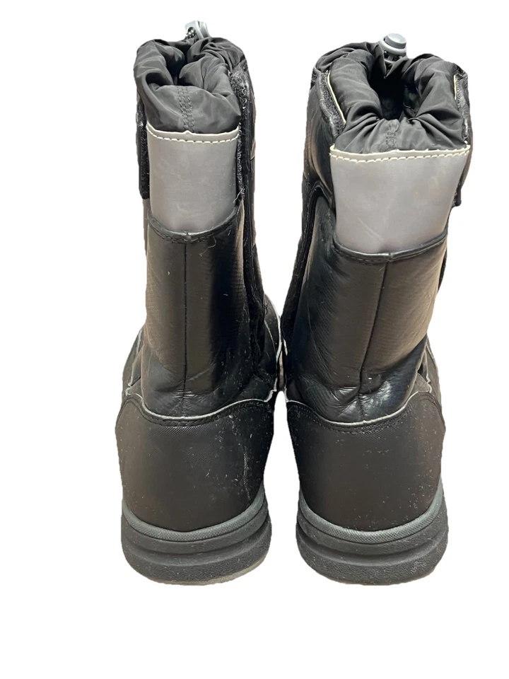 Lands End Youth Black Winter Snow Boots Waterproof Size 5 - Image 4 of 4