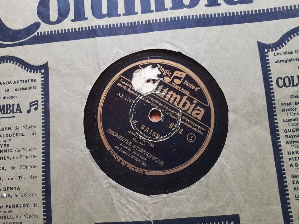 lot de 6 anciens 78 tours vinyles modern dance Lynel Vorelli Strauss Ideal... - Photo 2/4