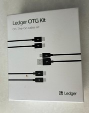 Ledger OTG Kit On-The-Go Cable Set for Ledger Cryptocurrency Hardware Wallet 