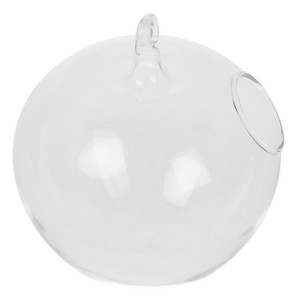 Hanging Fish Tank Small Glass Bowl Clear Cylinder Desktop Aquarium