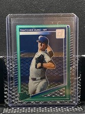 Thatcher Hurd 2025 Donruss Clearly Rated Prospects (SP)  # 133 - Yankees