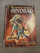 FANTASTIC VOYAGES OF SINBAD #2 GOLD KEY SILVER AGE *1967 Scifi Fantasy  Comics