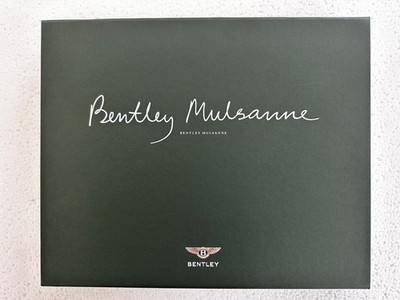 BENTLEY Mulsanne Car Literature Brochures Features Pack Box 2011