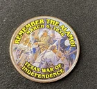 Colorized Kennedy Half Dollar Texas War Of Independence Remember The Alamo