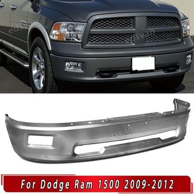 For 2009-12 Dodge Ram 1500 Front Bumper Face Bar w/Fog Light Holes MINERAL GRAY
