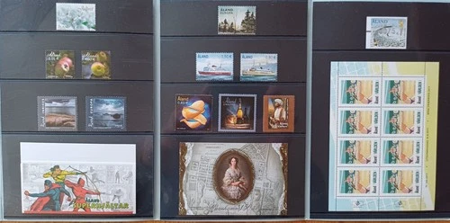 Aland Finland 2011 Year set complete including booklets and S/S Three scans. MNH