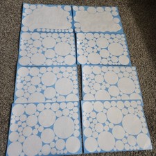 8 Sheets Christmas Snow Window Cling Mirror Stickers Decorations