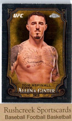 2025 Topps Chrome UFC #AAG-18 Tom Aspinall Allen & Ginter | eBay