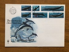 Südwestafrika: MiNr 466-471 Wale (1980), offizieller FDC/Ersttagsbrief