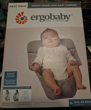 Ergo Baby Carrier Easy Snug Infant Insert New Open Box Newborn Beige/Tan