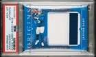 JAXSON DART 2025 Panini Origins #RJY-JDT Rookie Jumbo Jersey Patch Blue /49 PSA