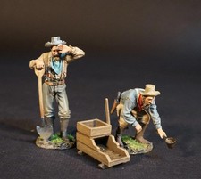WSP-125 - Gold Prospectors with Rocker Cradle - Fur Trade - John Jenkins