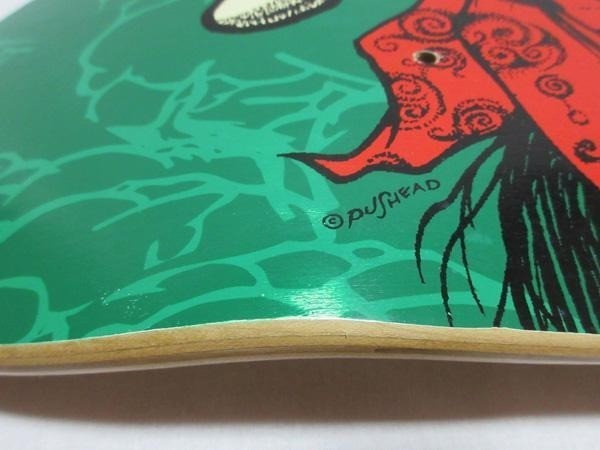 ZORLAC PUSHEAD 90s vintage skateboard deck Deadstock, rare, NEW F