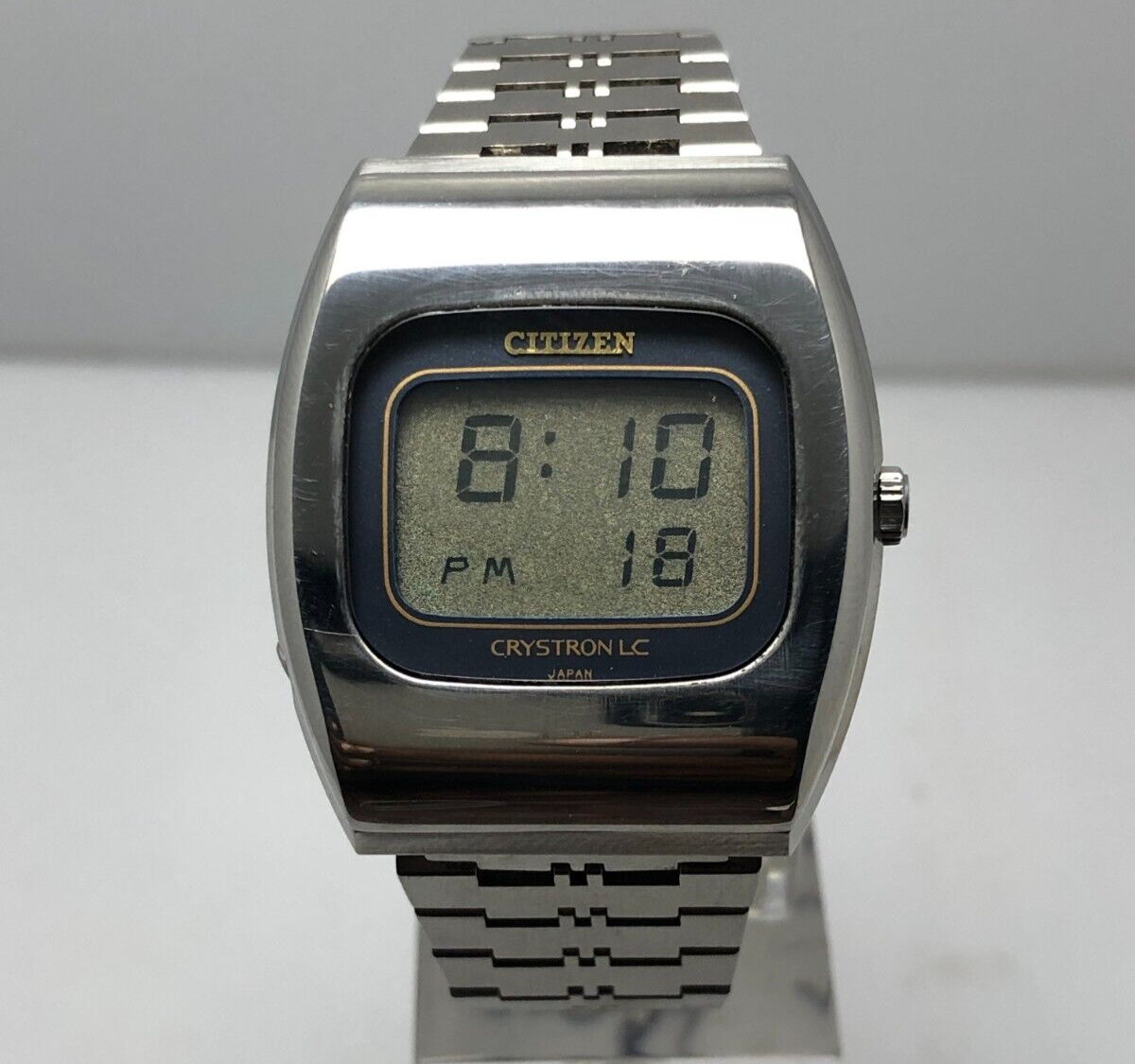 「CITIZEN」CRYSTRON LC 腕時計 VERY RARE VINTAGE CITIZEN CRYSTRON LC DIGITAL WATCH WORKING