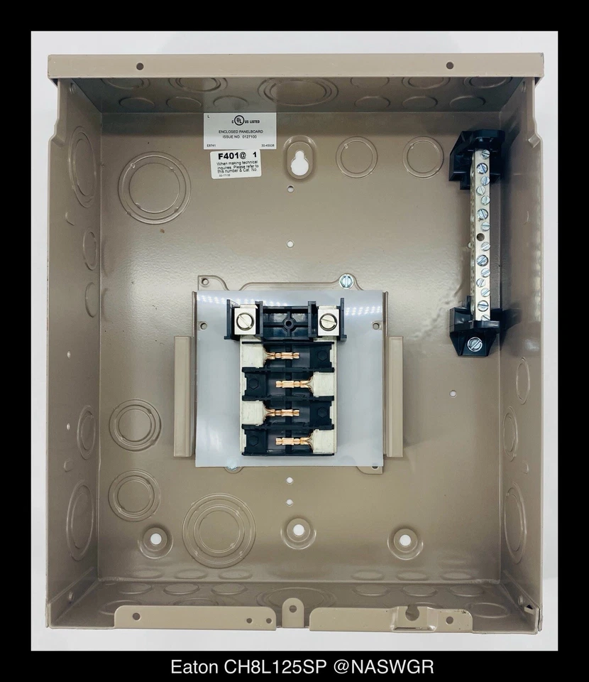 Eaton CH8L125SP CH Main Lug Loadcenter - 125A/240V/N1 - Unused - Image 4 of 4