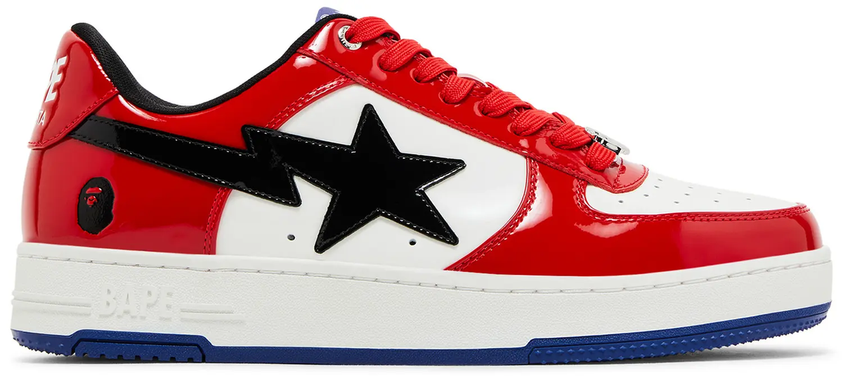 A Bathing Ape Bape Sta #1 Red Size 8.5 4580793832652| eBay