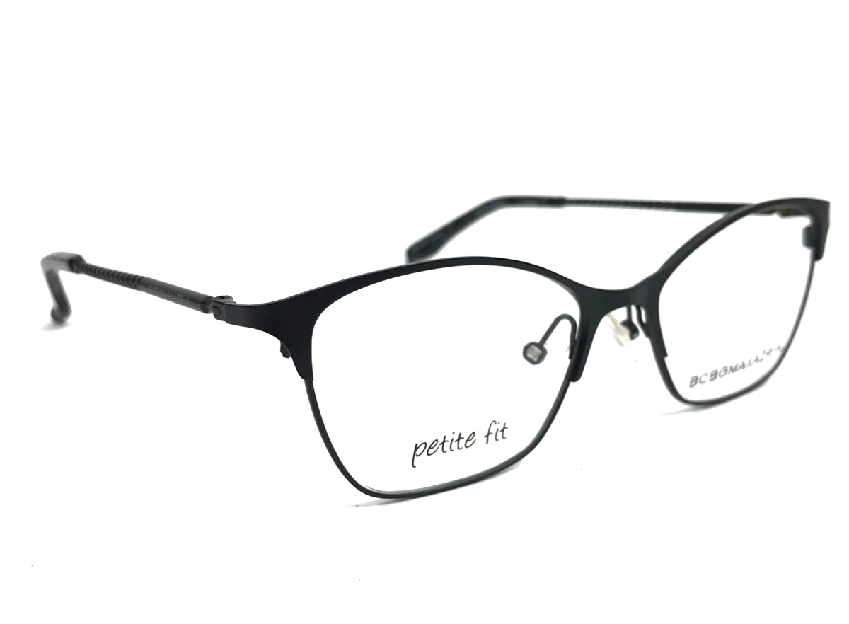 BCBGMAXAZRIA Gisela Black Petite Fit Cat‎ Eye Eyeglasses Frame 48 14 125 21373 BCBGMAXAZRIA Petite Eyeglasses Frames GISELA BLACK Cat Eye  main image 4