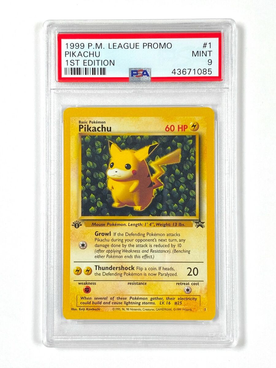 Ivy Pikachu - #1 Jungle/Black Star 1st Edition Promo Error Ivy Pikachu - #1 Jungle/Black Star 1st Edition Promo Error