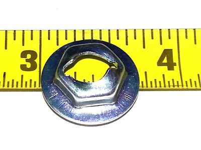 GM GMC Body & Fender Trim Clips – 1/4” Thread Cutting Stud Nuts – 10-Piece Set