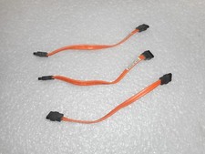 LOT OF 3 SATA Data Cable Straight Ends 7" HDD CD DVD Dell HH942