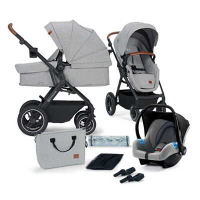  3IN1 KINDERWAGEN Kinderkraft B-TOUR Light Grey - BIS 22 KG KINDERKRAFT