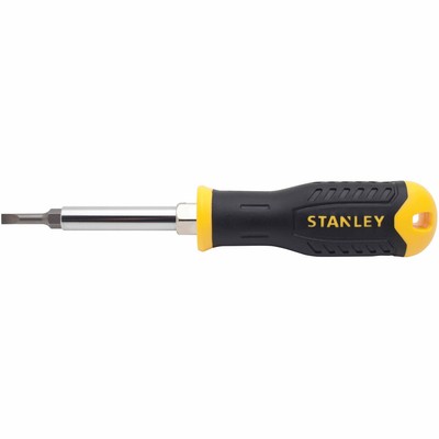 Stanley 68-012 6-Way Quick Change Cushion Grip Screwdriver w/ Tri-Lobular Handle