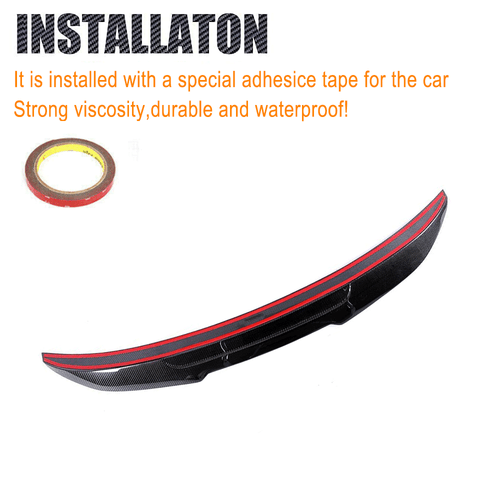 Carbon Heckspoiler Spoiler Flügel Lippe Passt für BMW 5er F10 F18 520i M5 10-16 - Picture 11 of 13