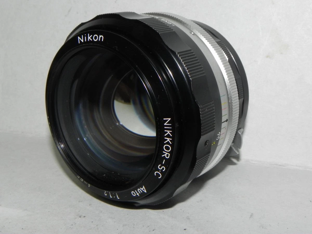 Nikon NIKKOR-sc Auto 55mm/F1.2 lens | eBay
