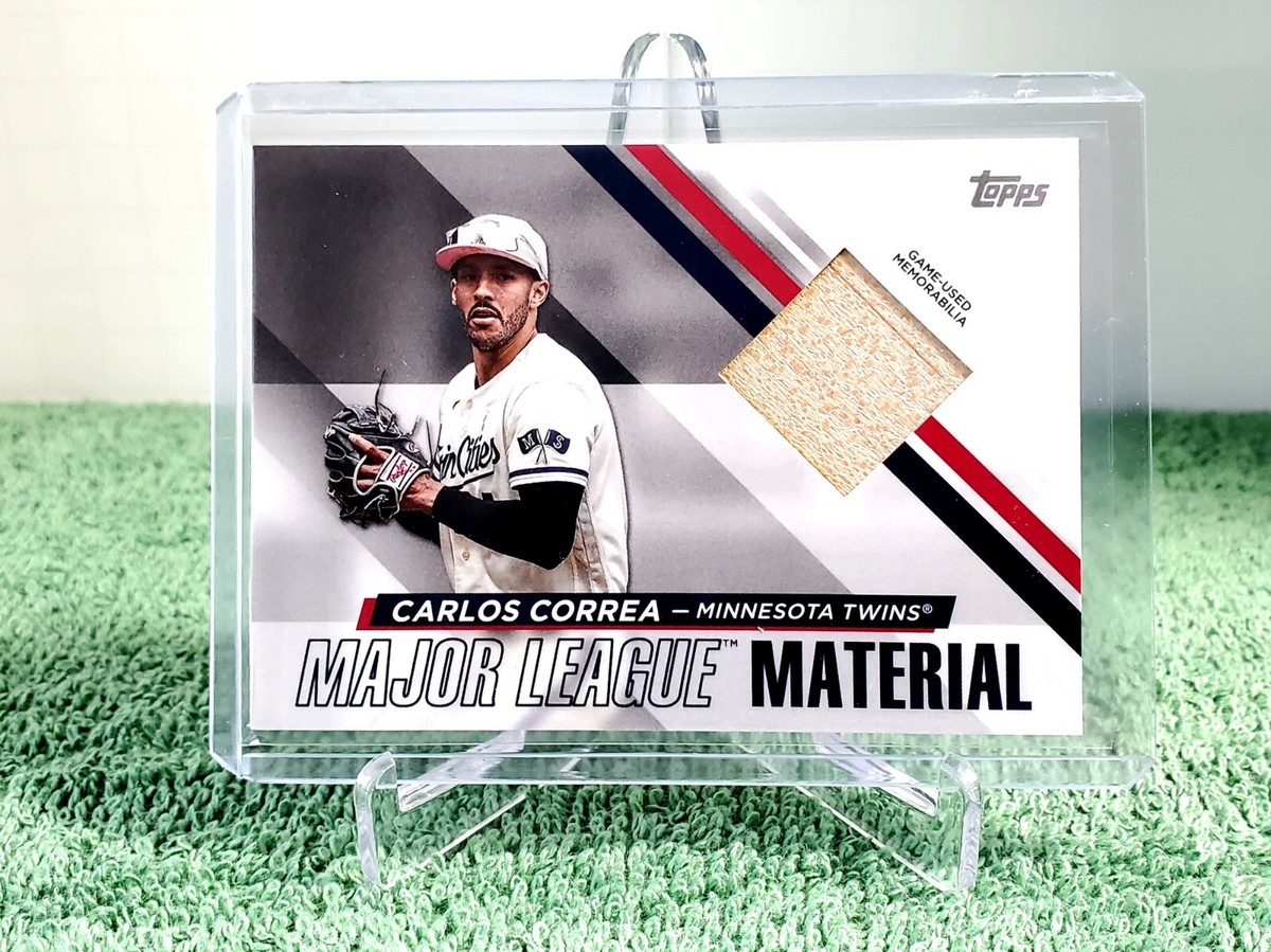 シングルカード Topps - topps carlos correa 1987 relic card Carlos Correa 2024 Topps Series 1 Major League Material Bat