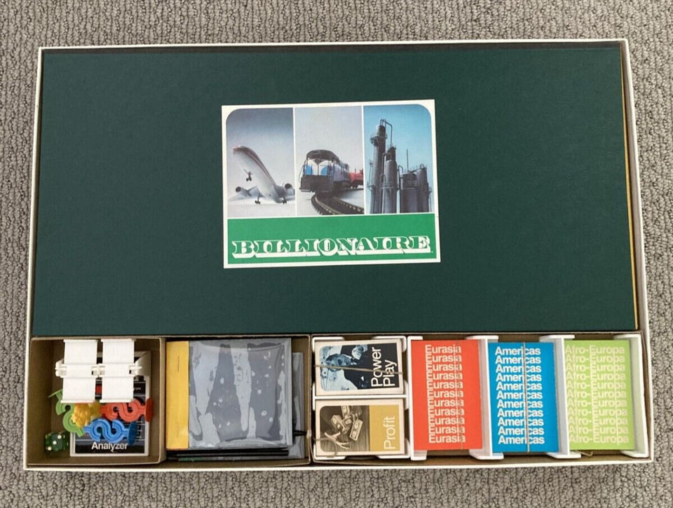 Billionaire Board Game by Parker Brothers 1973 VINTAGE Complete