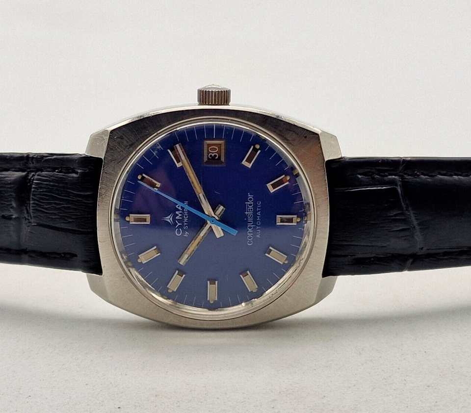CYMA SYNCHRON conquistador 腕時計 自動巻 シーマ シンクロン コンキスタドール 1970年代 w-26257 | スイート