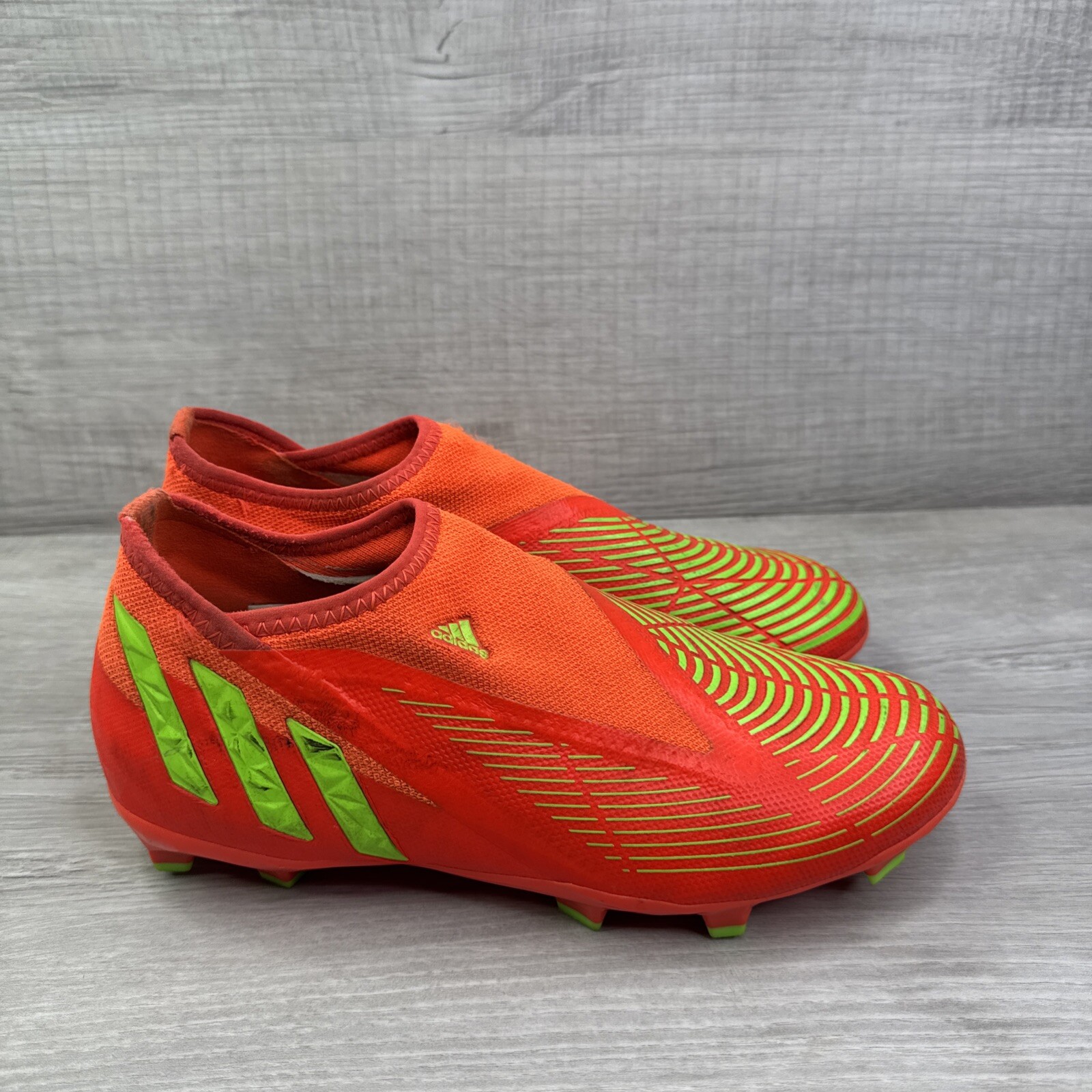 Adidas Predator Edge.3 Men's Size 7 Women's 8 Laceless FG Soccer Cleats GW1000 image 4