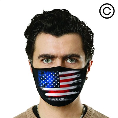 AMERICAN FLAG your face - face mask