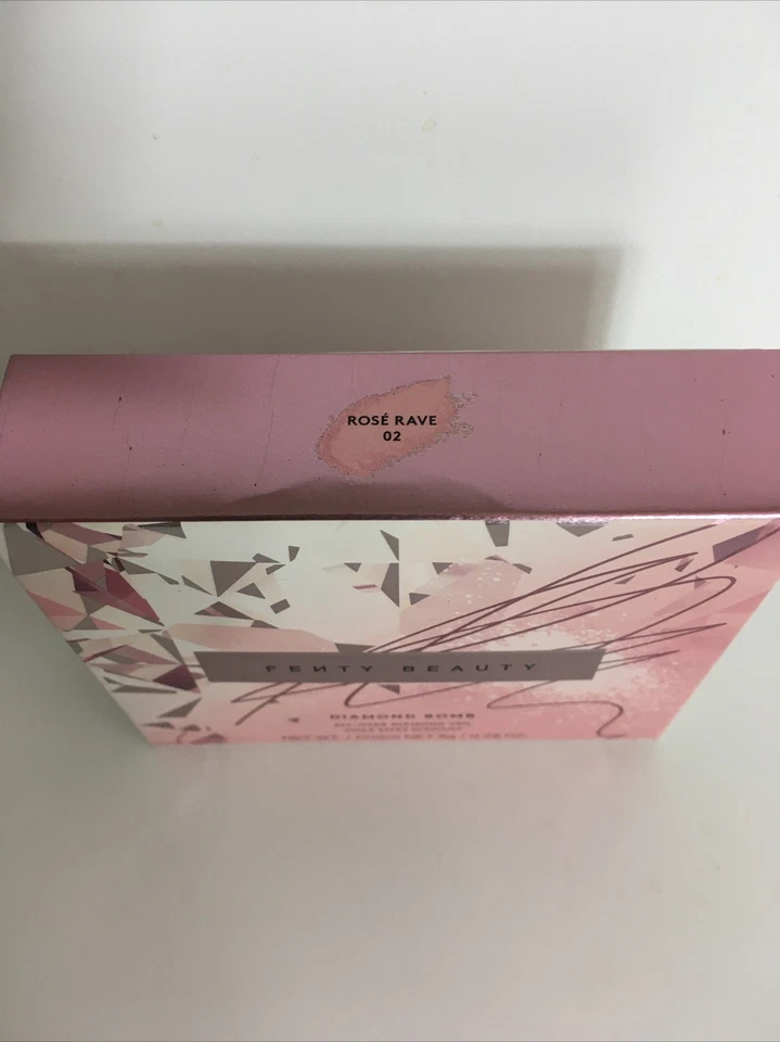 Fenty Beauty Diamond Bomb Highlighter Rose Rave New In Box 100% Original - Image 2 of 4