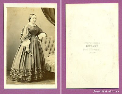 CDV Portrait femme en buste Réf 68