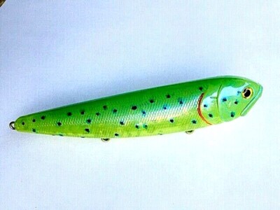 TOPWATER SAMMY LURE 1.2oz - 5'' SWT128 DORADO COLORS - CUSTOM PAINTED - VMC HOOKS