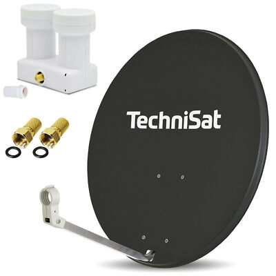 Digitale SAT Anlage    TechniSat 80cm Spiegel + Opticum Monoblock Single LNB Set